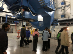 Visitando el telescopio de 3.5 metros