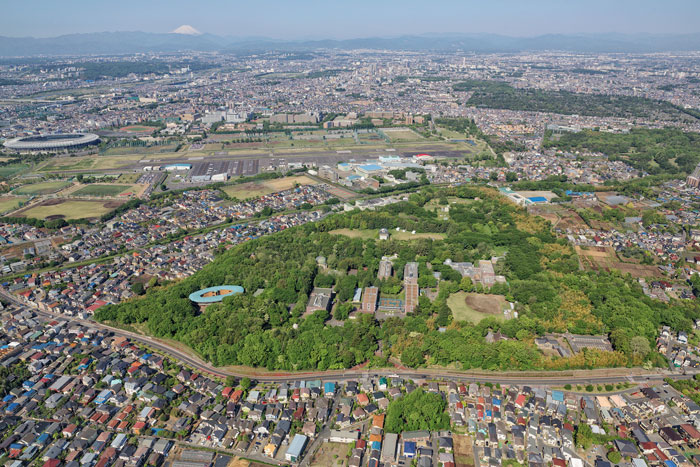Vista aérea del campus de Mitaka