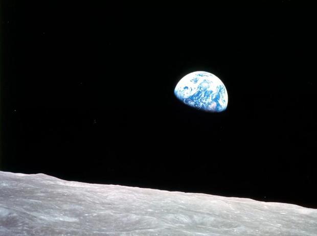 Pálido punto azul -  Imagen del Apollo 8 (NASA)
