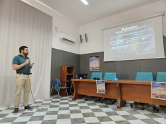 Mostrando las diapositivas a la audiencia